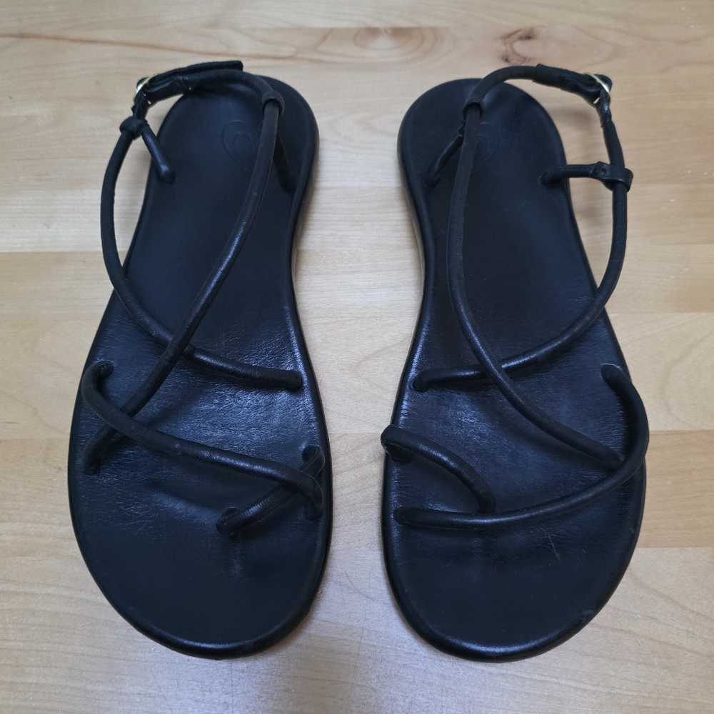 OLUKAI | Waiau Sandals, Black, Sz. 10